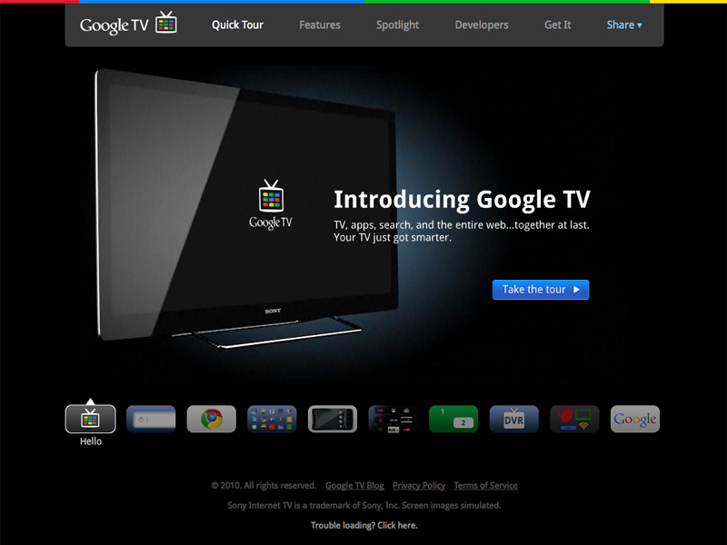 「Google TV」公式サイトがリニューアル