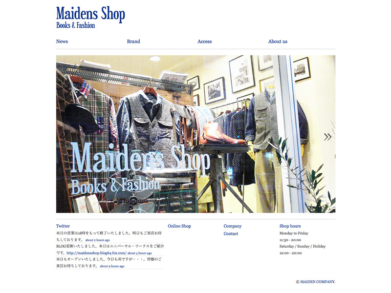 Maidens Shop – Books & Fashion